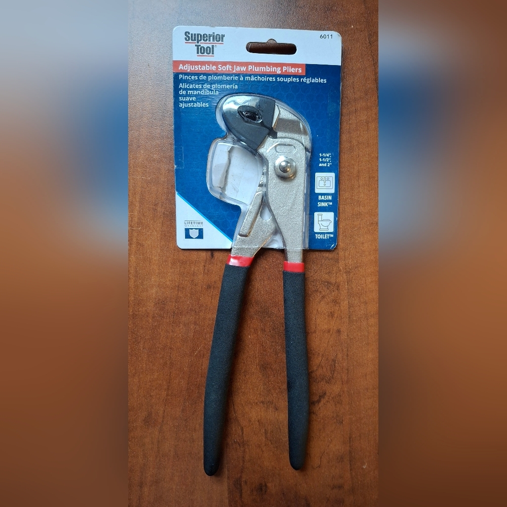 Superior Tool Pipe Wrench Soft Jaw Pliers 6011